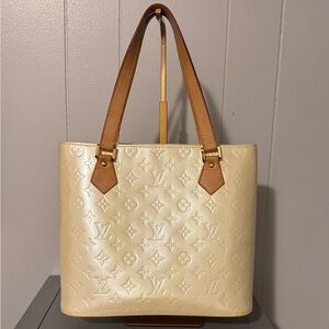 Louis Vuitton Houston Tote Monogram Vernis Perle Vintage Y2K